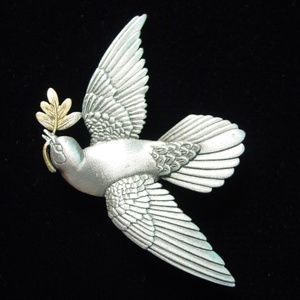 COPY - COPY - 🆕 Jonette Jewelry ‘Dove Laurel Leaf’ Pin Brooch